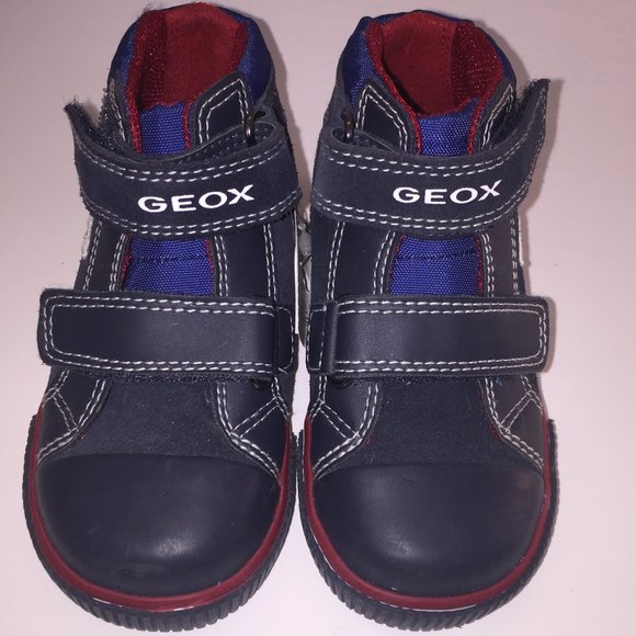 GEOX Kilwi  Suede & Nylon Shoes /Sneakers Baby Boy - Picture 3 of 6